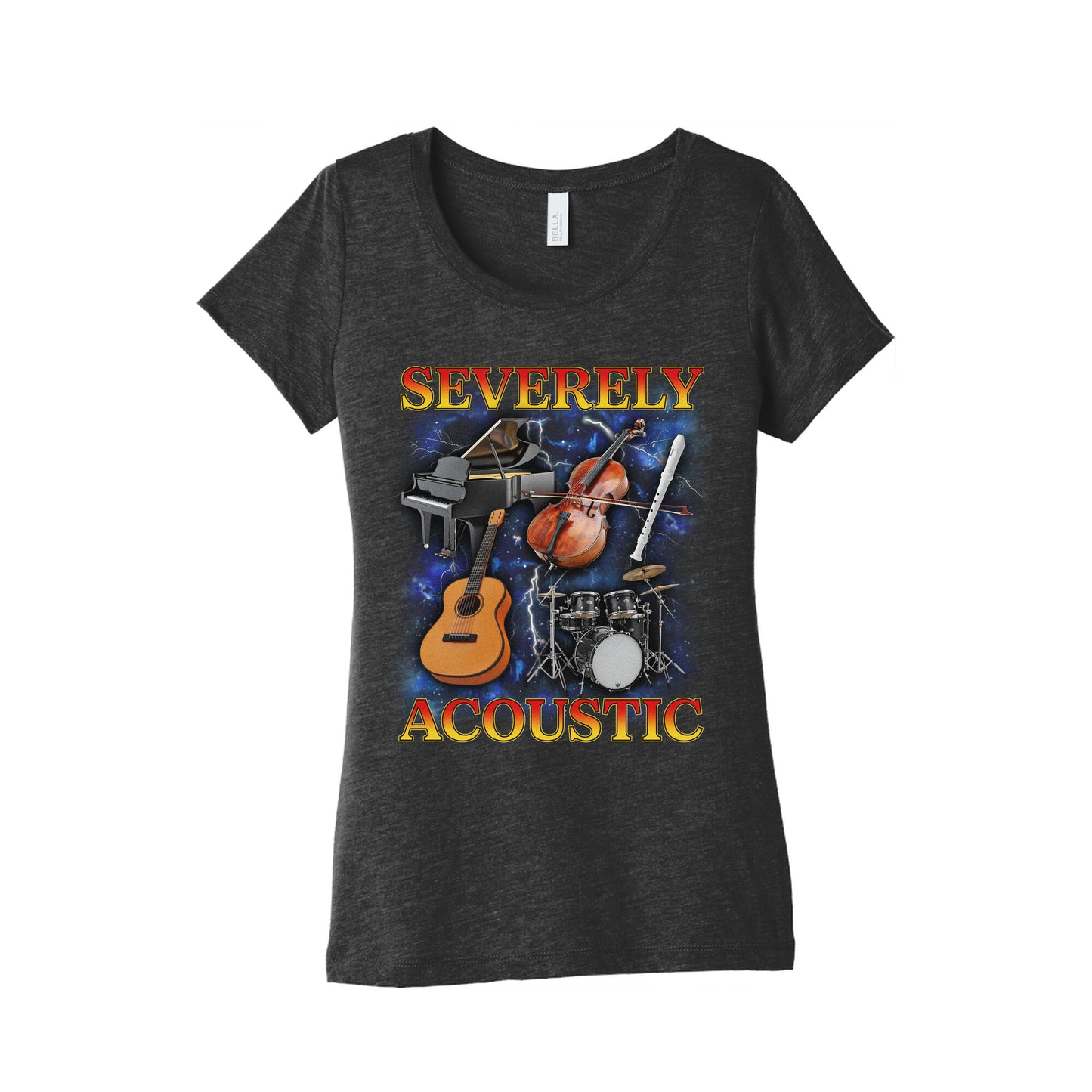 Severely Acoustic Womens Triblend Tee