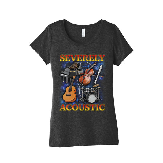 Severely Acoustic Womens Triblend Tee