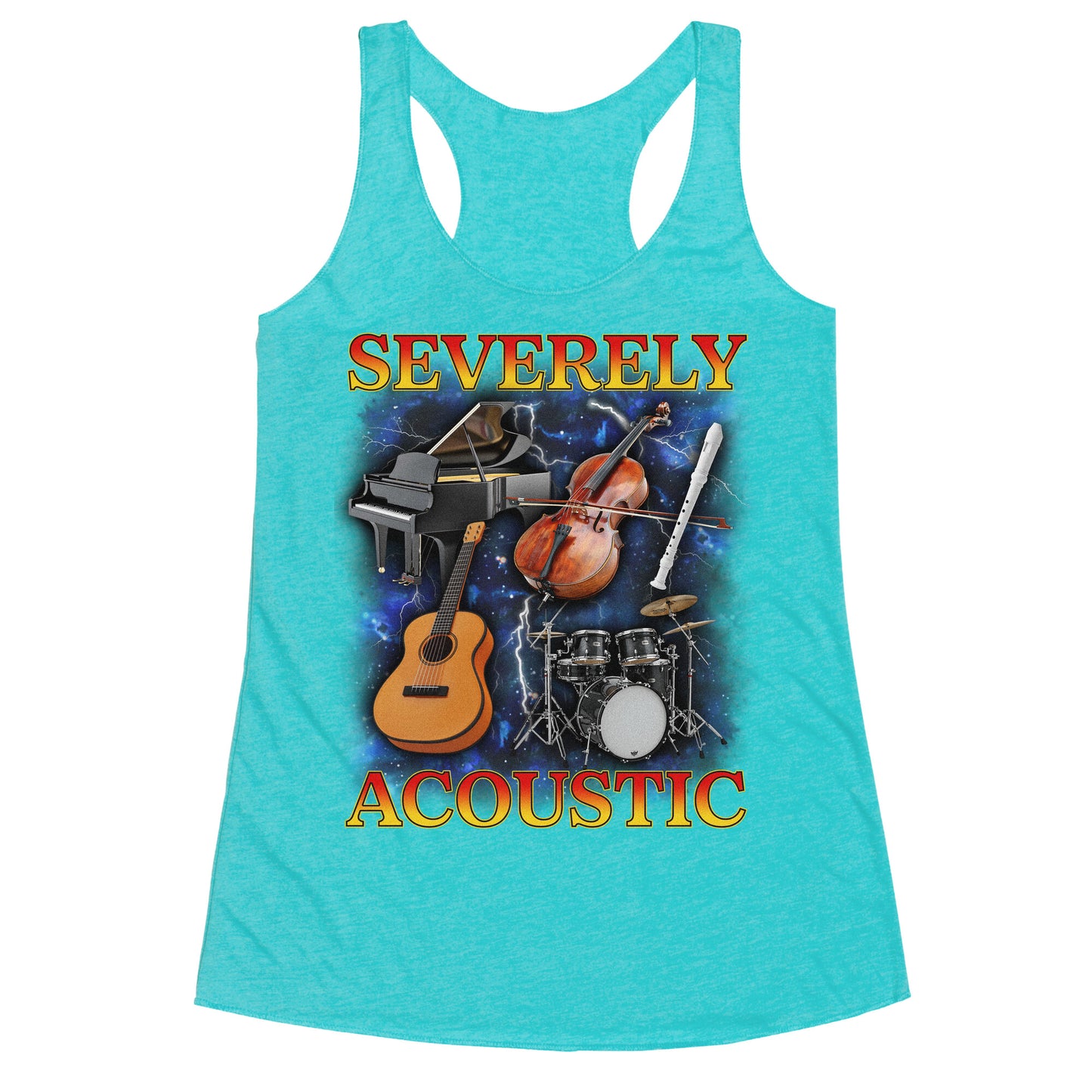 Severely Acoustic Racerback Tank