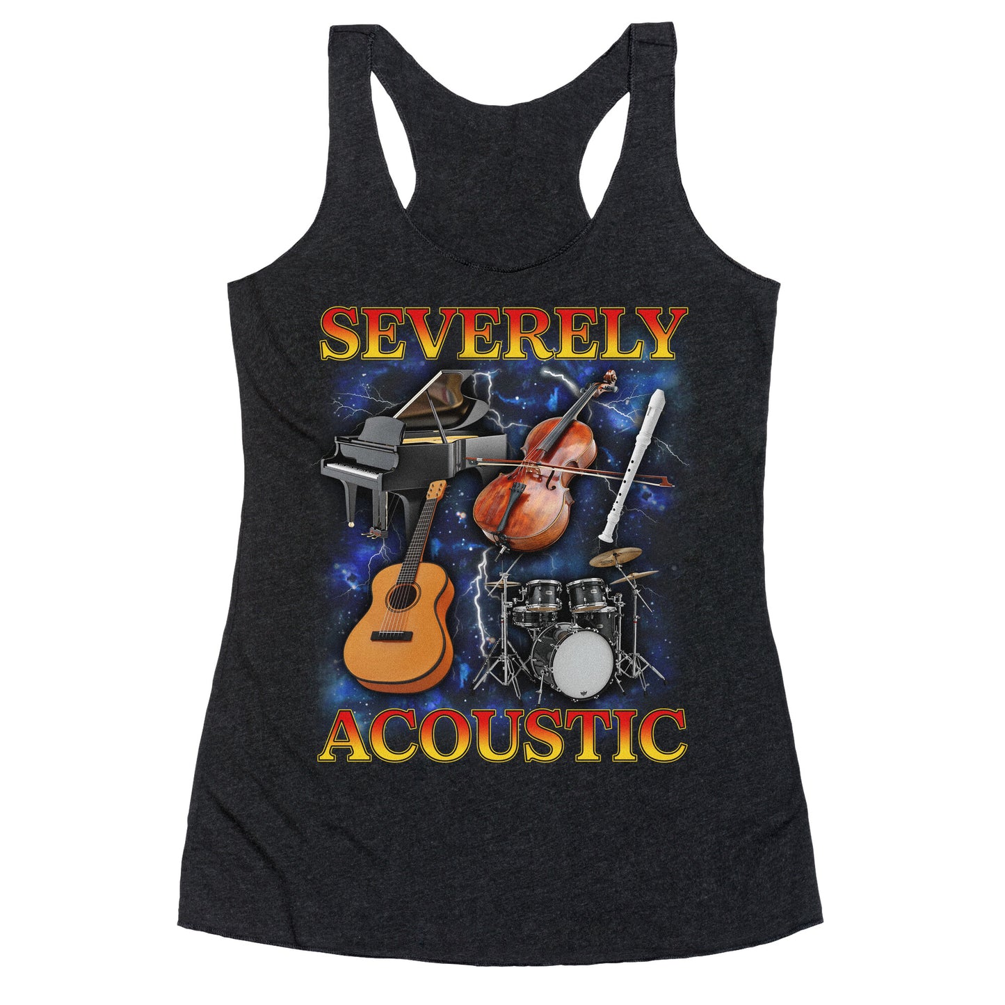 Severely Acoustic Racerback Tank
