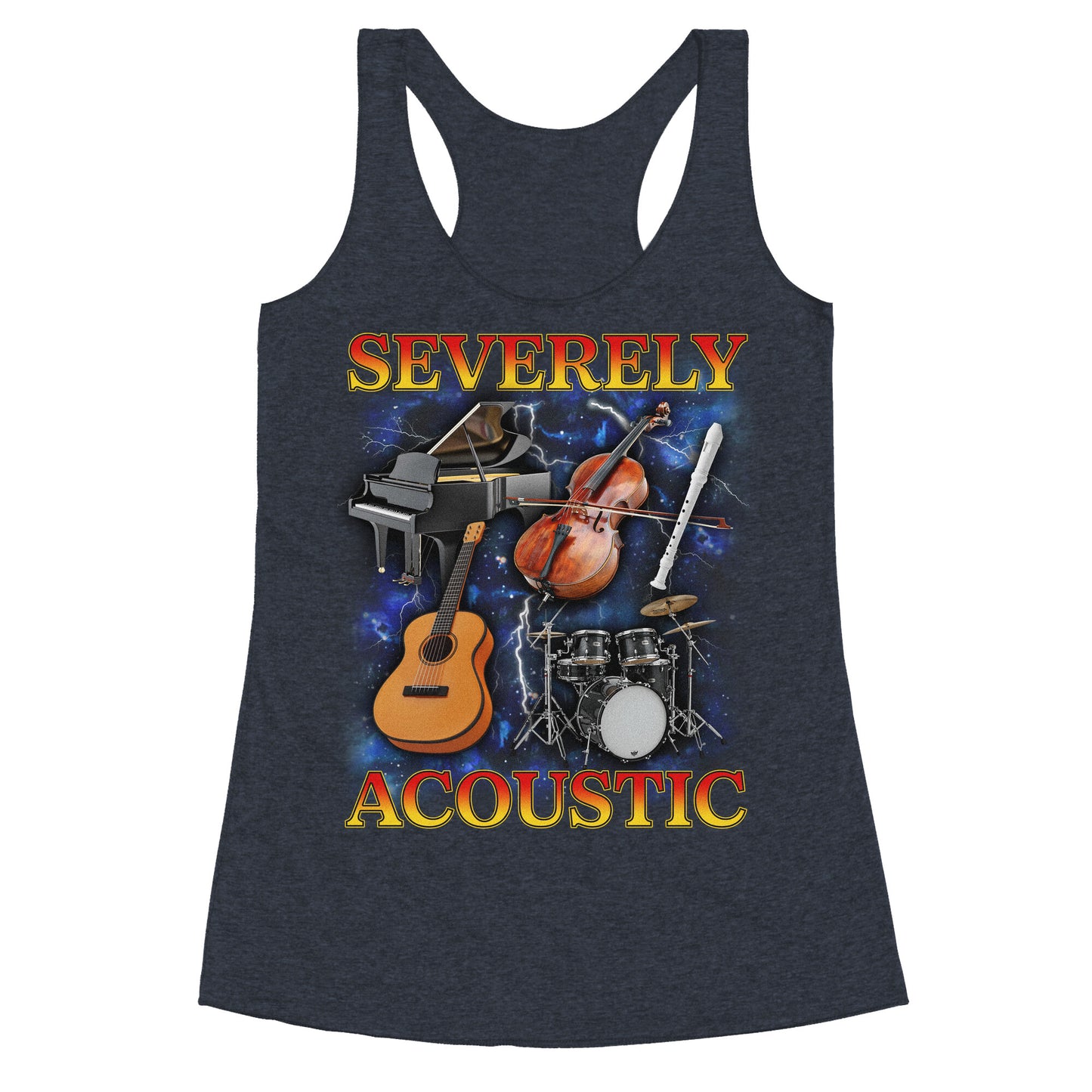 Severely Acoustic Racerback Tank