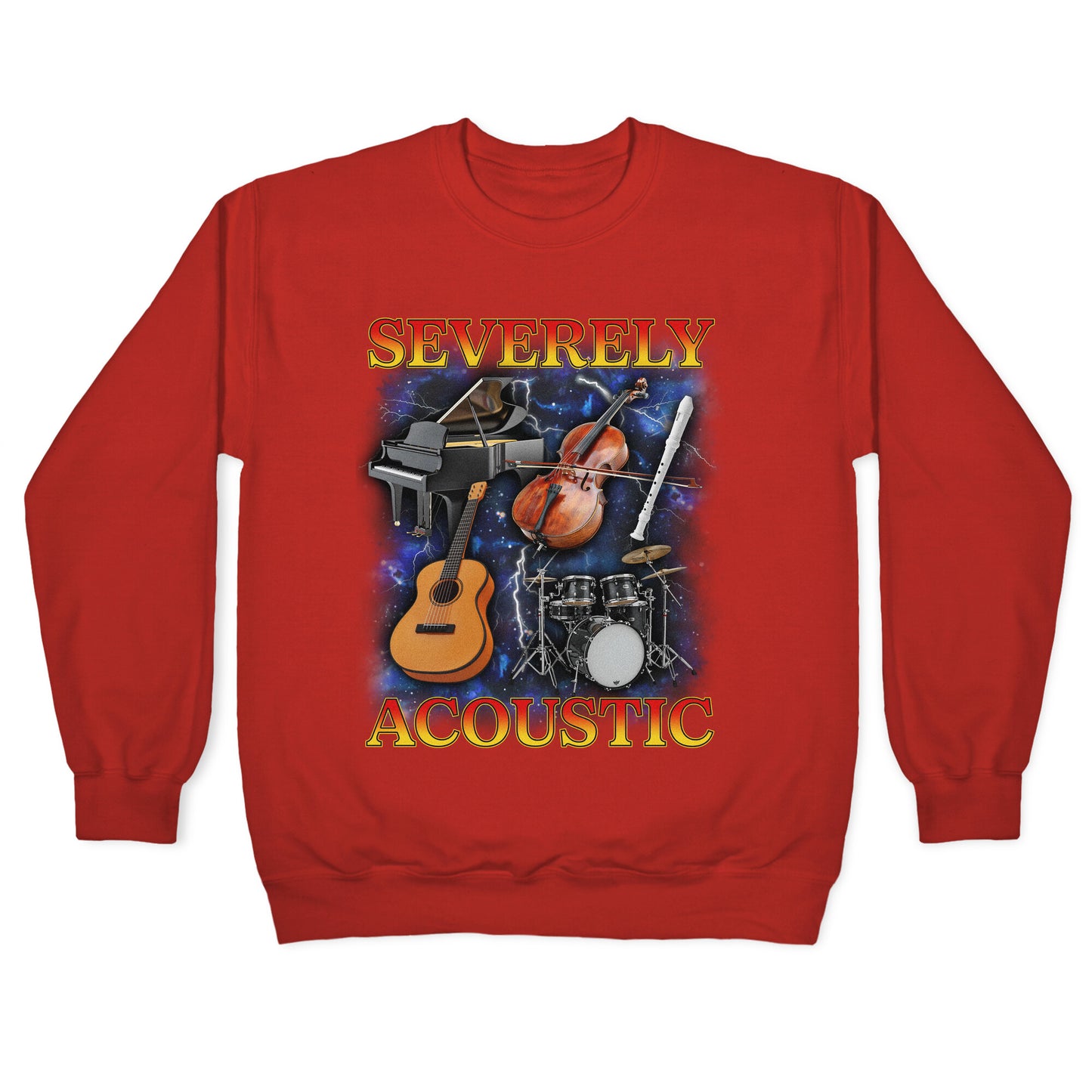 Severely Acoustic Crewneck Sweatshirt