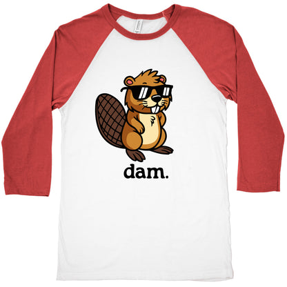 Dam. Baseball Tee
