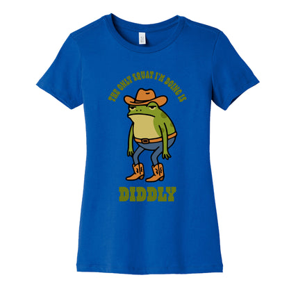 Diddly Squat Frog Womens Cotton Tee