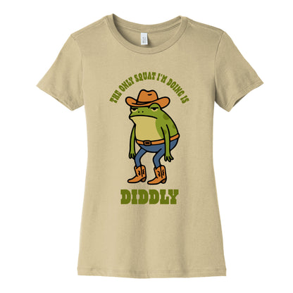 Diddly Squat Frog Womens Cotton Tee