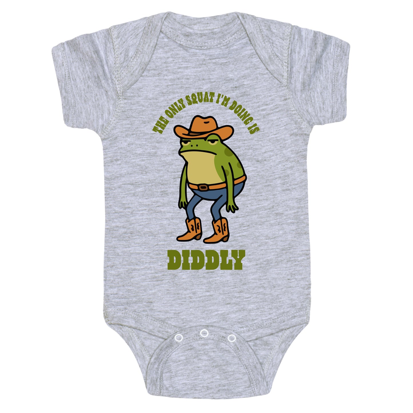 Diddly Squat Frog Baby One-Piece