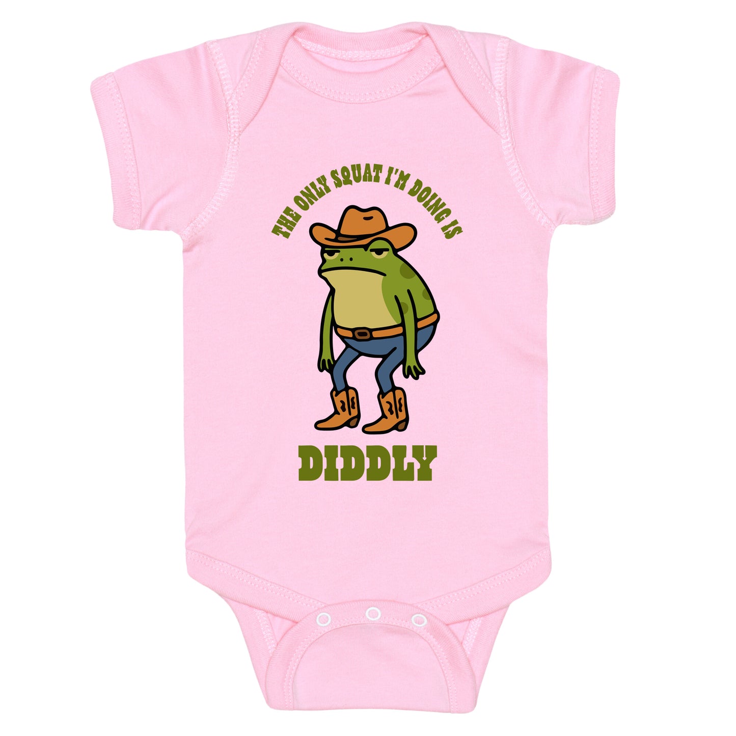 Diddly Squat Frog Baby One-Piece