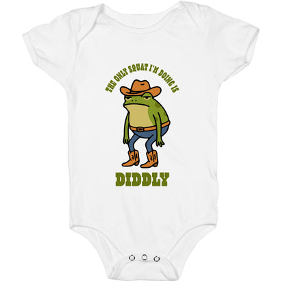 Diddly Squat Frog Baby One-Piece