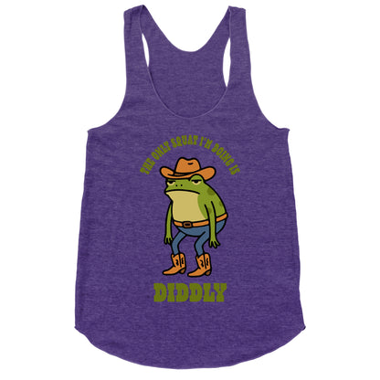 Diddly Squat Frog Racerback Tank