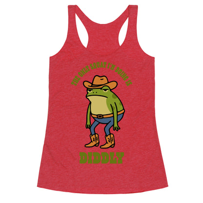 Diddly Squat Frog Racerback Tank