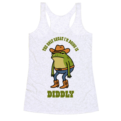 Diddly Squat Frog Racerback Tank