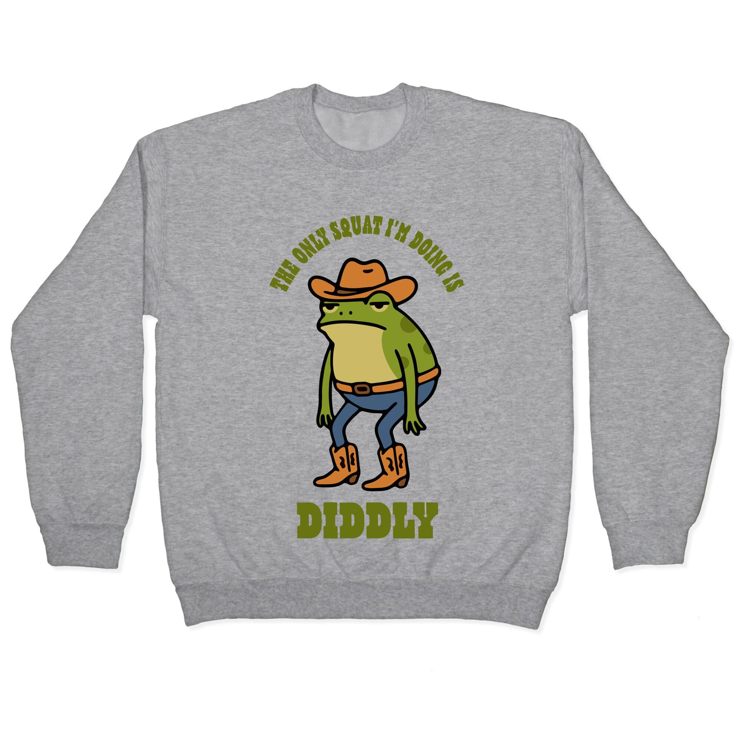 Diddly Squat Frog Crewneck Sweatshirt