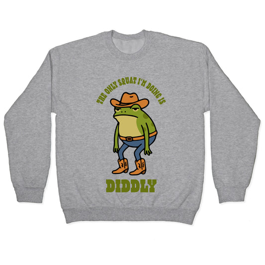 Diddly Squat Frog Crewneck Sweatshirt