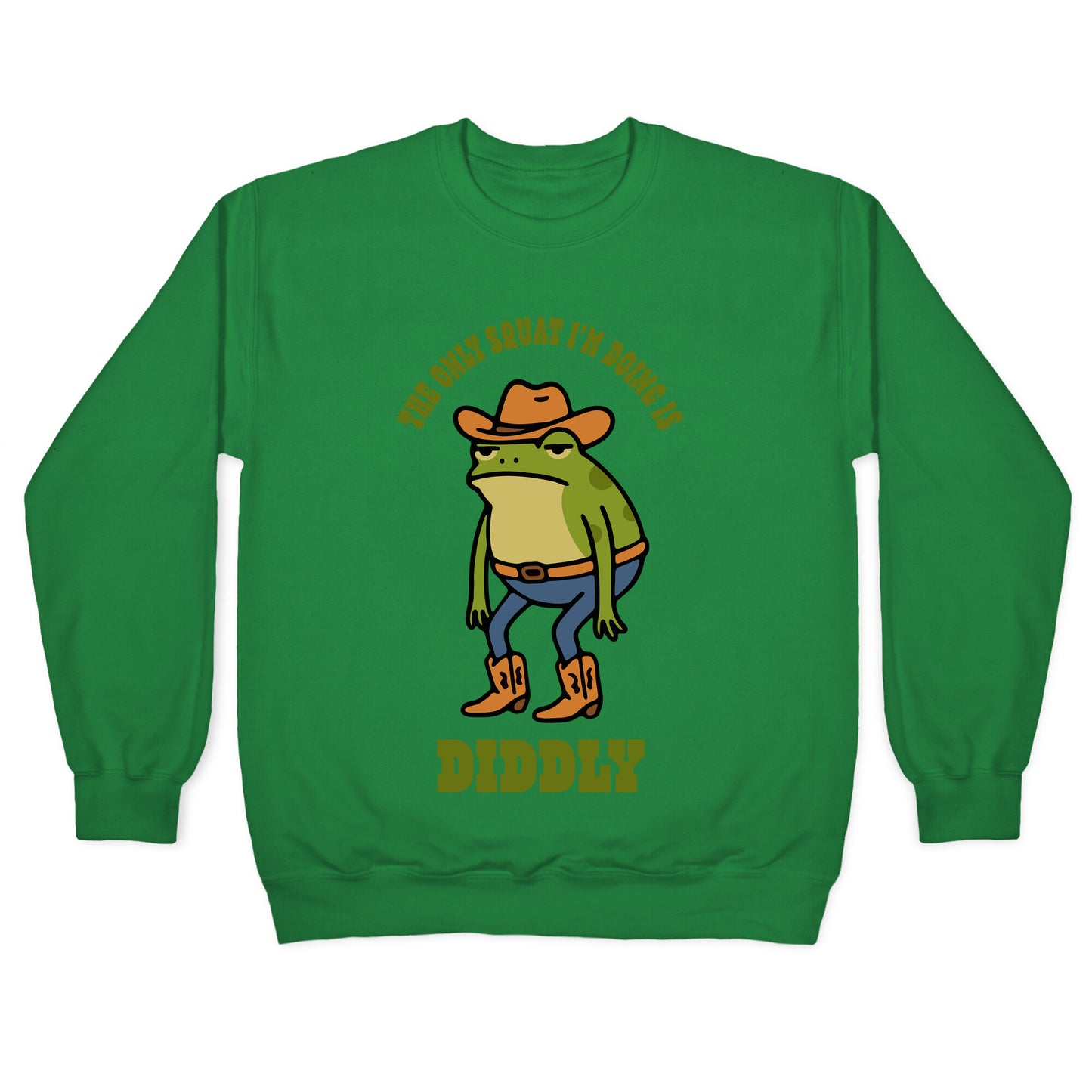 Diddly Squat Frog Crewneck Sweatshirt
