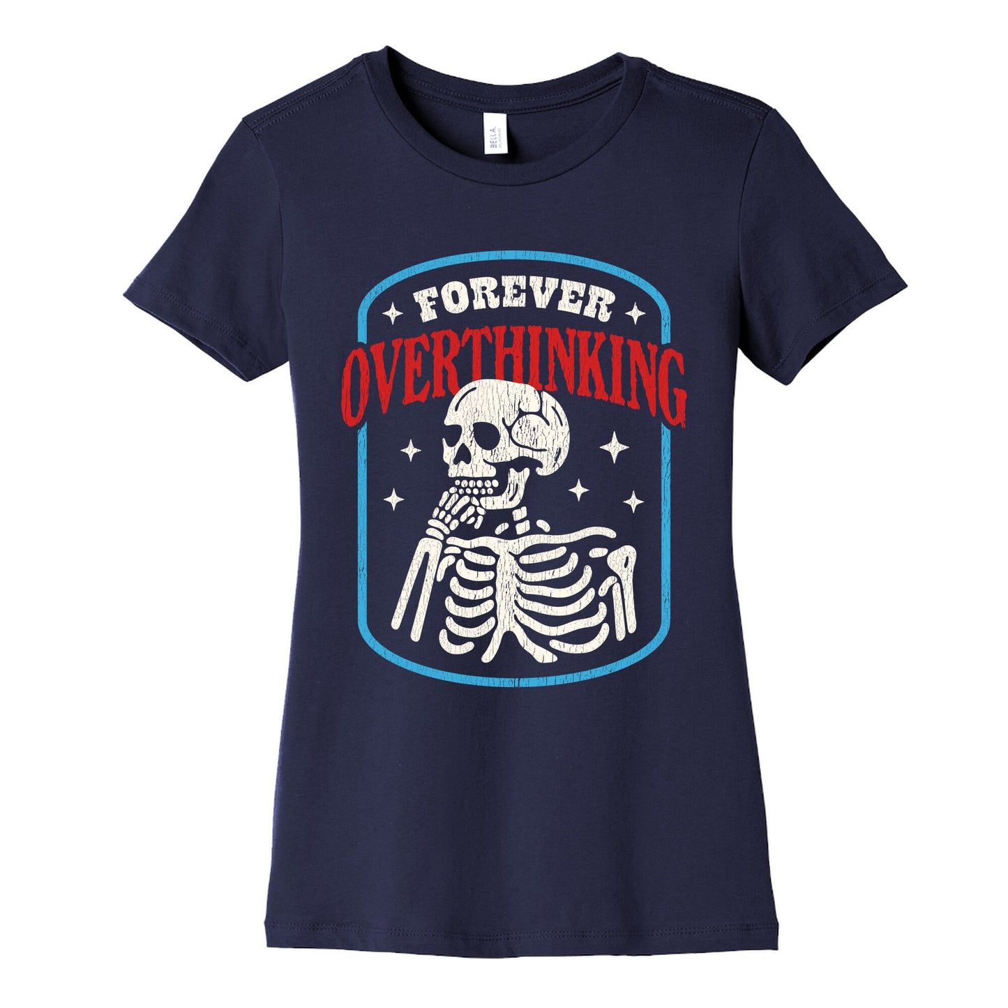 Overthinking Womens Cotton Tee