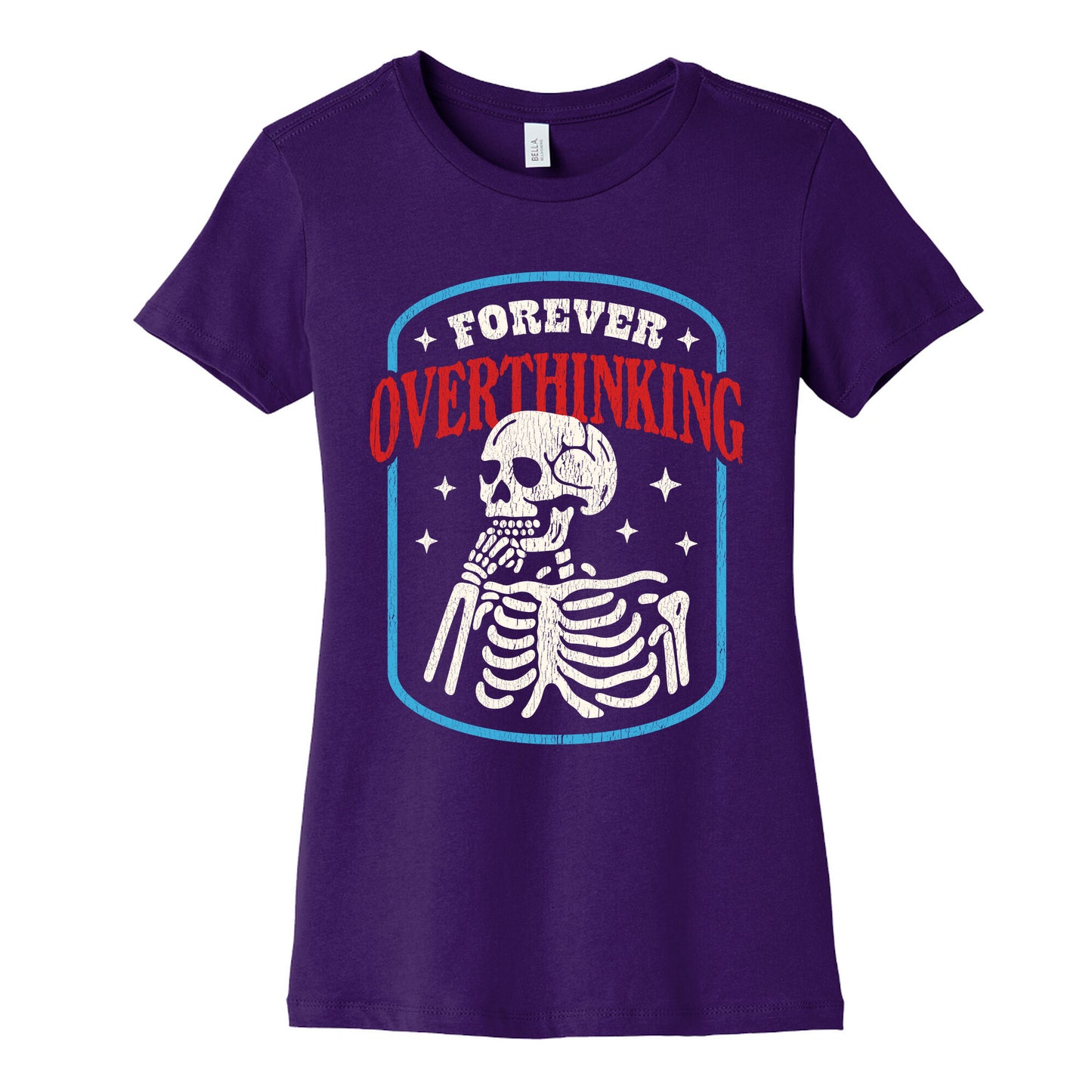 Overthinking Womens Cotton Tee
