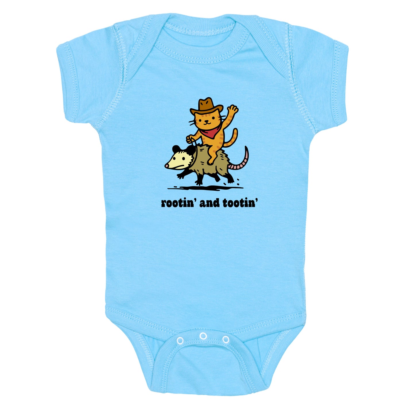 Rootin and Tootin Baby One-Piece