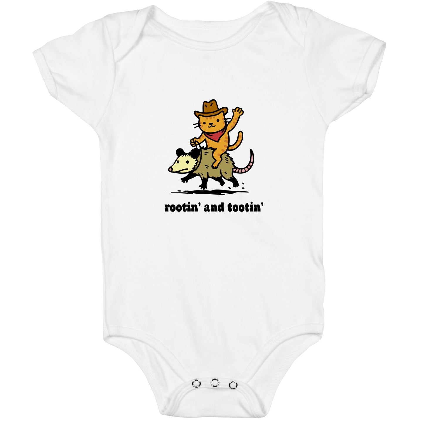 Rootin and Tootin Baby One-Piece