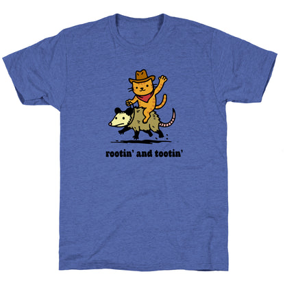 Rootin and Tootin Unisex Triblend Tee