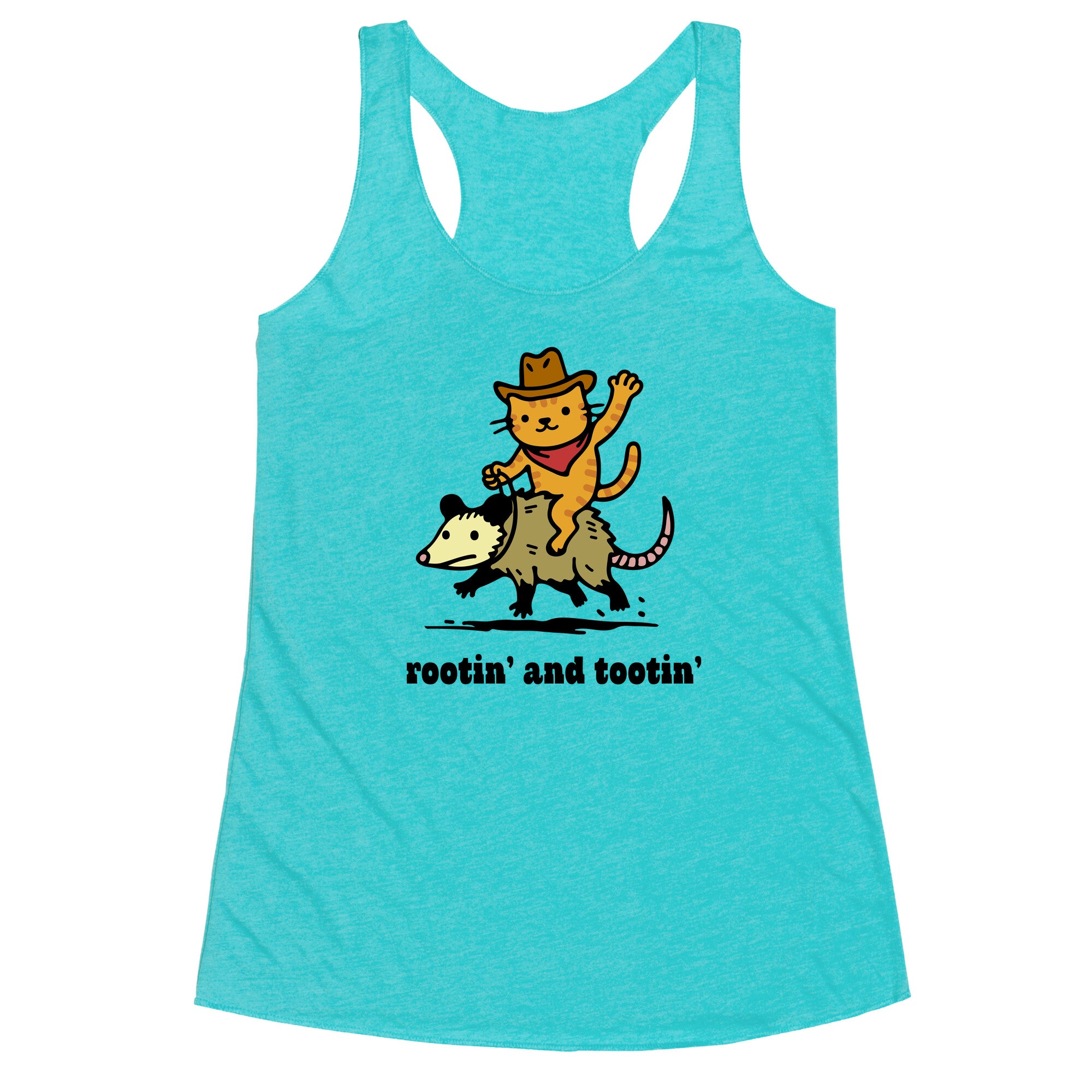 Rootin and Tootin Racerback Tank