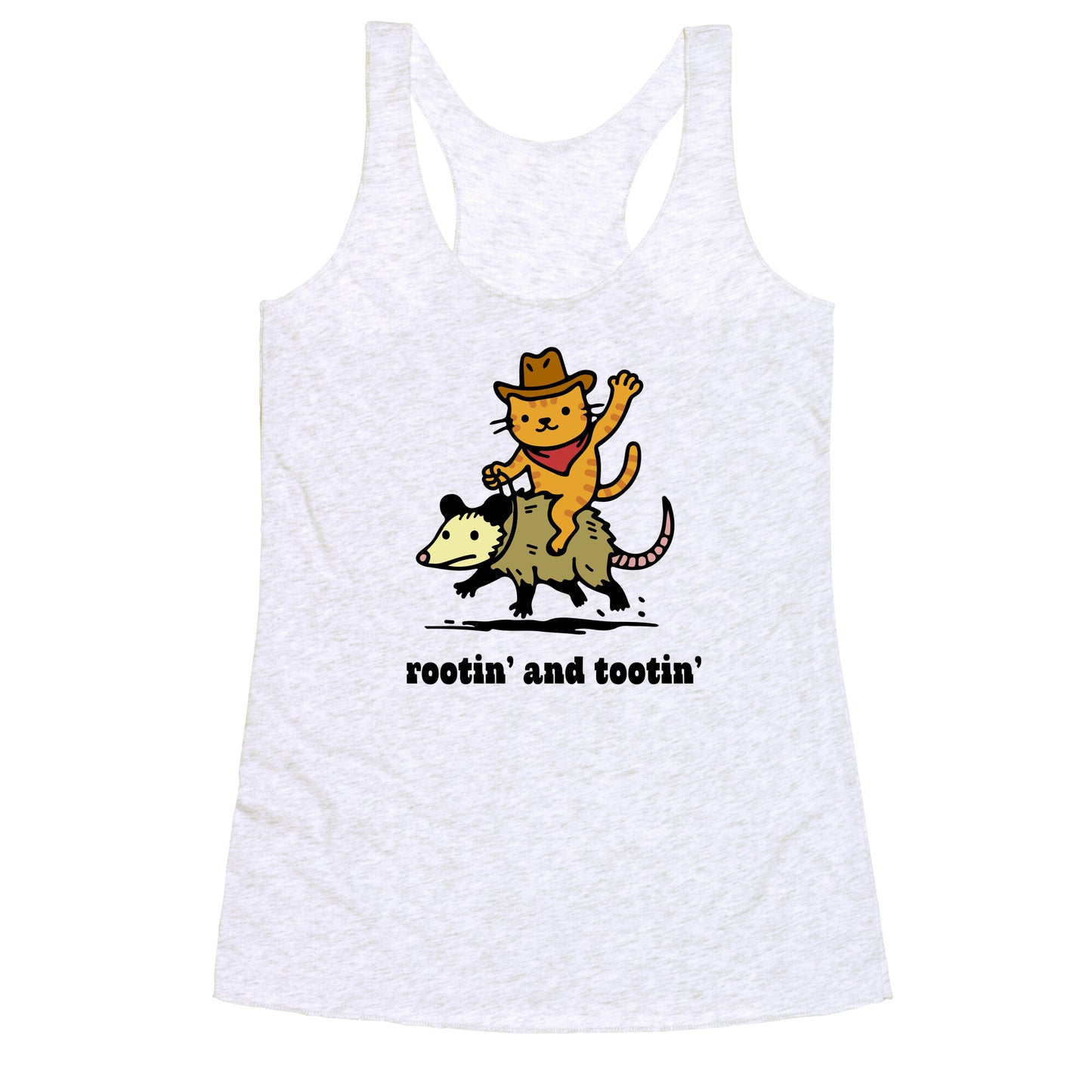 Rootin and Tootin Racerback Tank