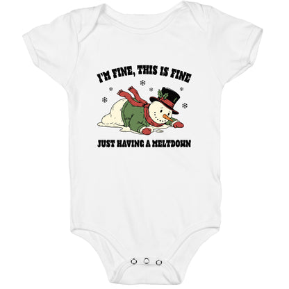 Just Having A Meltdown Baby One-Piece