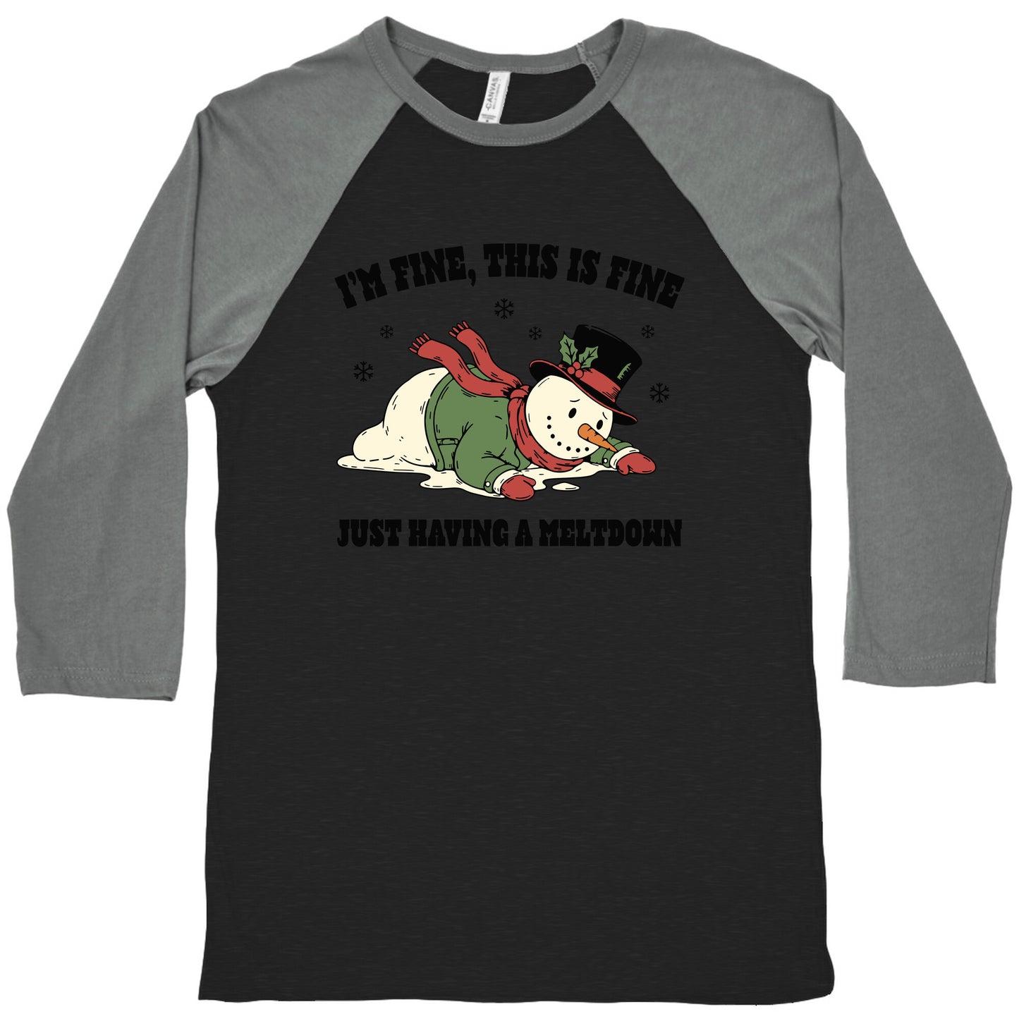 Just Having A Meltdown Baseball Tee