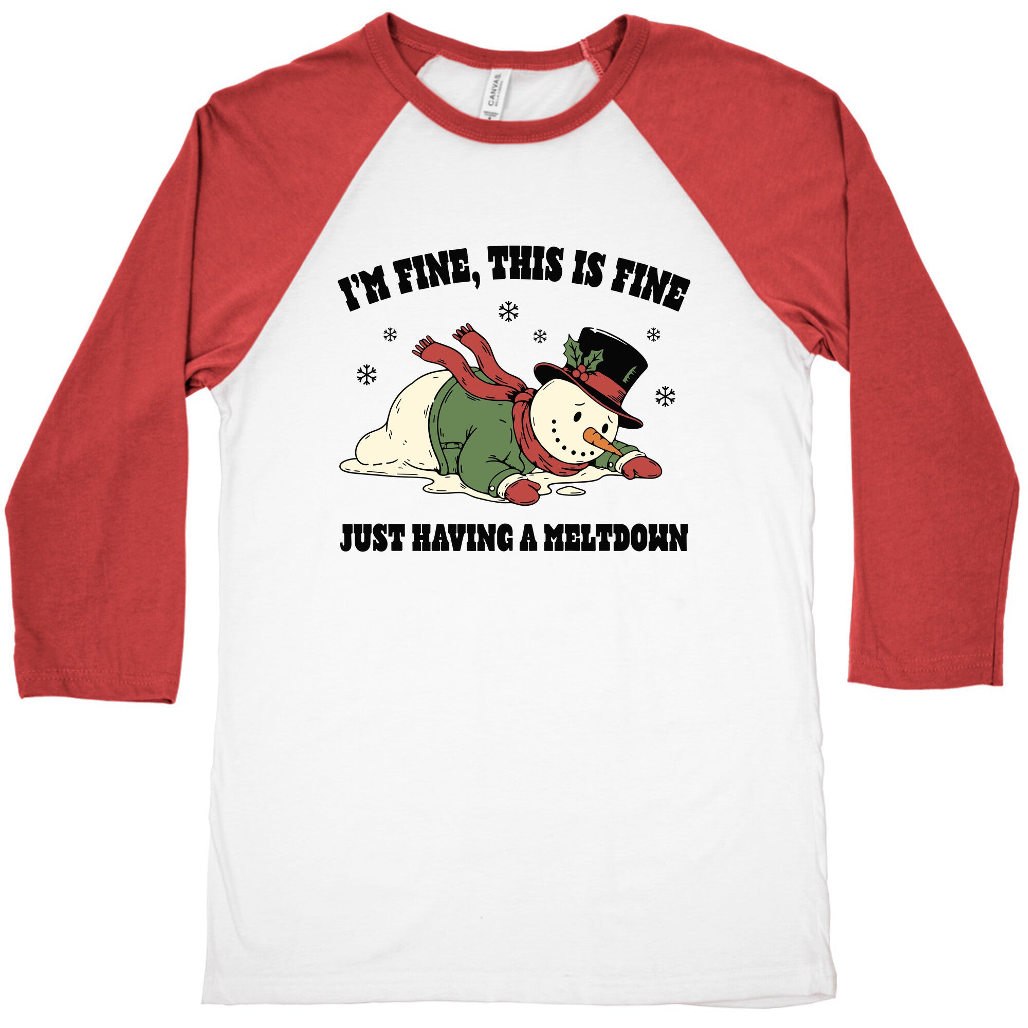 Just Having A Meltdown Baseball Tee