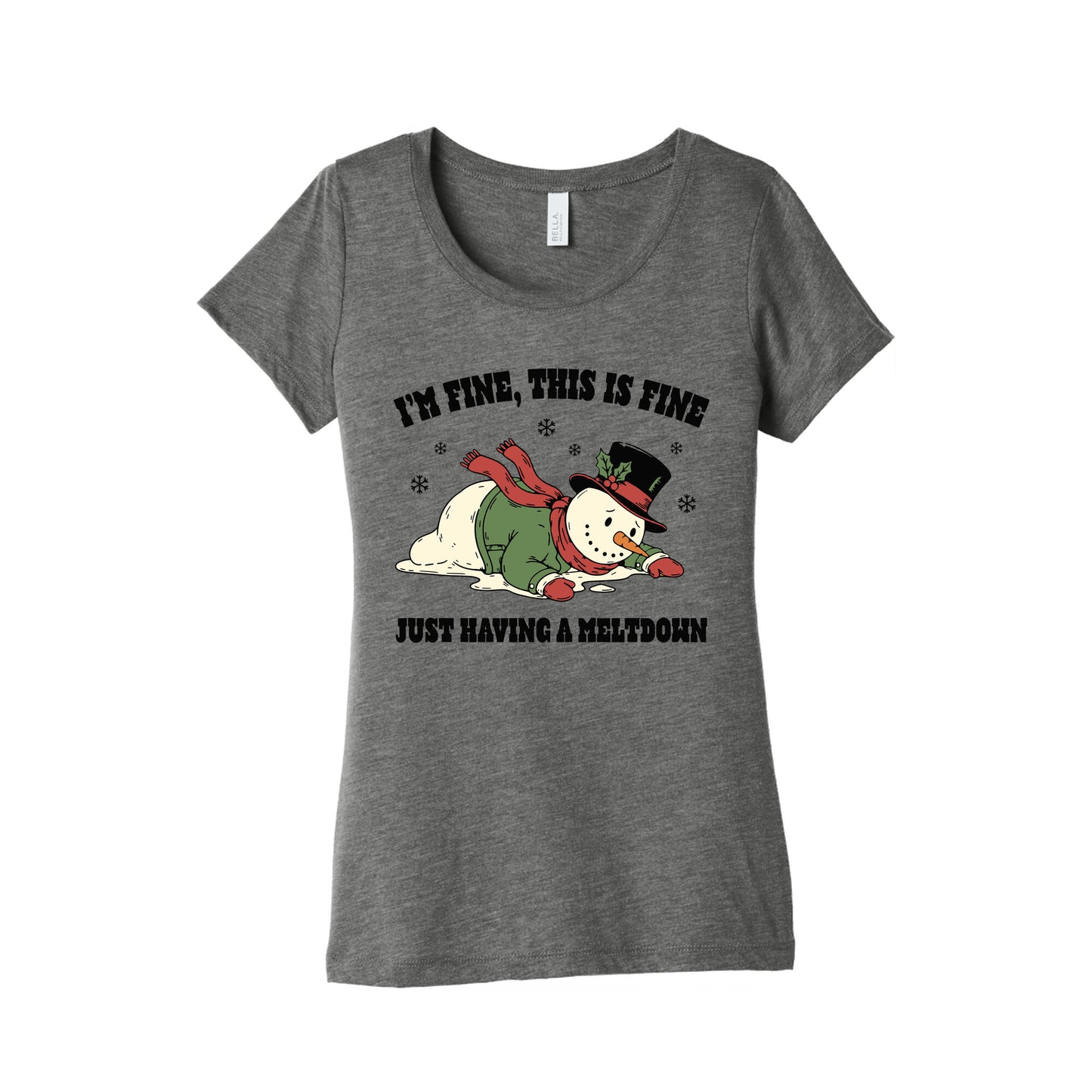 Just Having A Meltdown Womens Triblend Tee