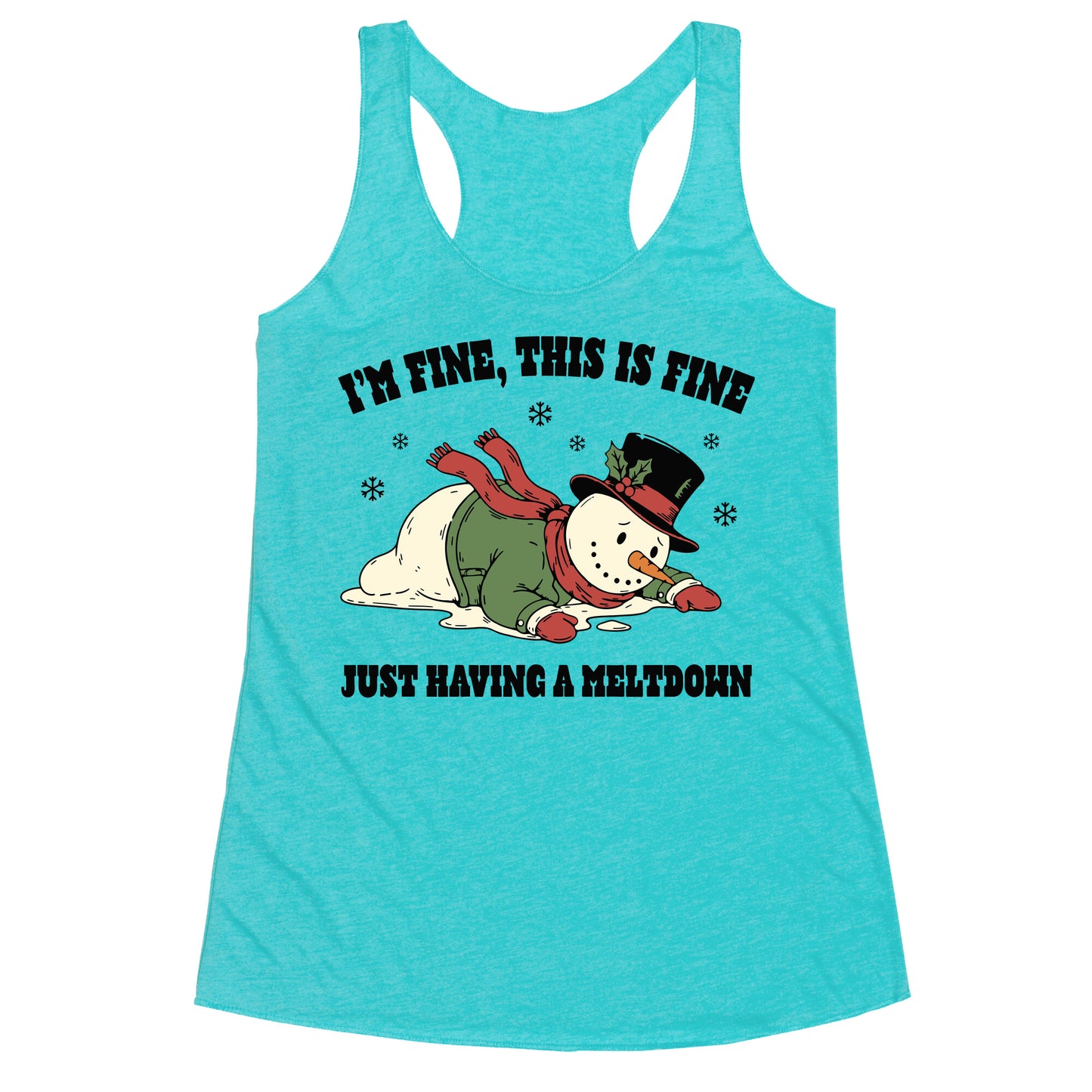 Just Having A Meltdown Racerback Tank