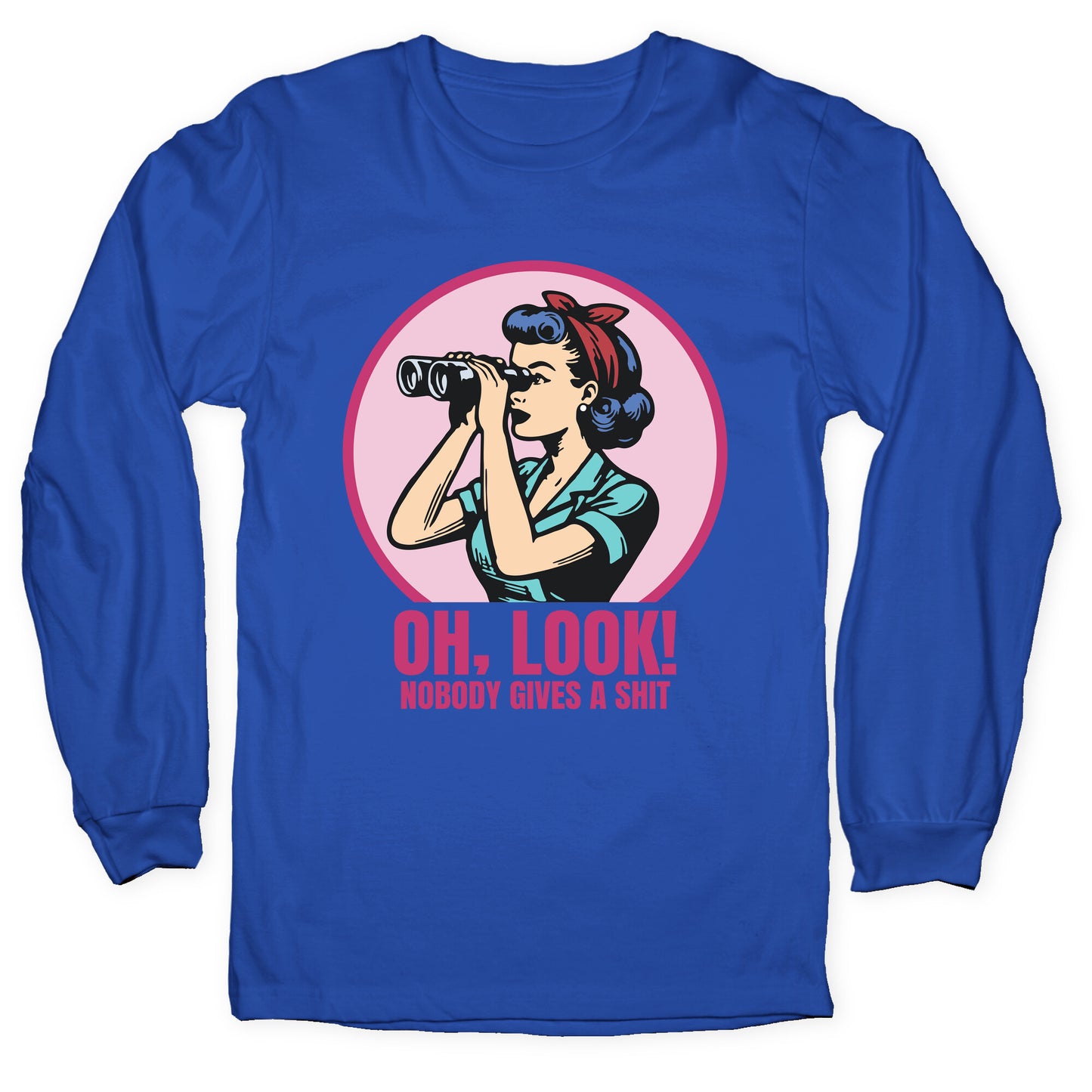 Nobody Gives A Shit Longsleeve Tee