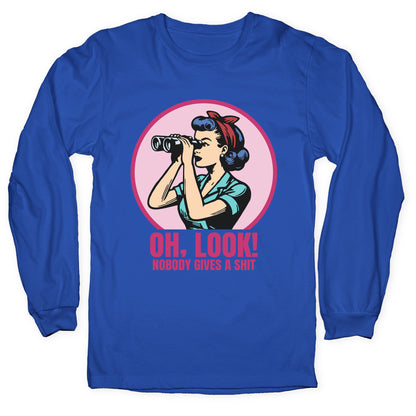 Nobody Gives A Shit Longsleeve Tee