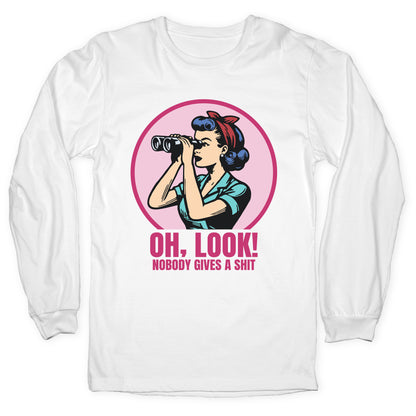 Nobody Gives A Shit Longsleeve Tee