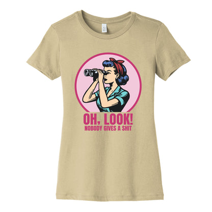 Nobody Gives A Shit Womens Cotton Tee