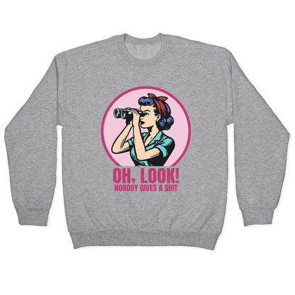 Nobody Gives A Shit Crewneck Sweatshirt