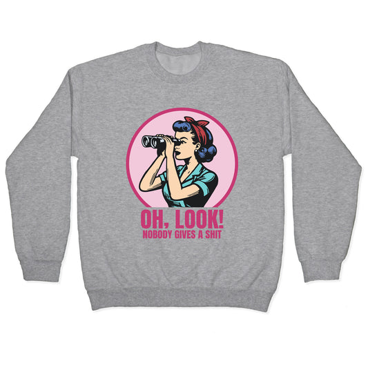 Nobody Gives A Shit Crewneck Sweatshirt