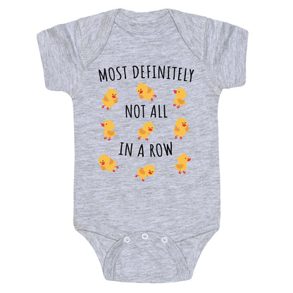 Not All In A Row Baby One-Piece