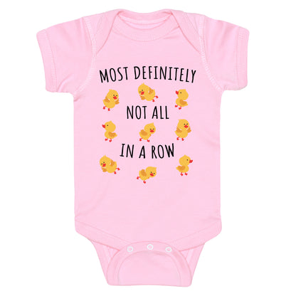 Not All In A Row Baby One-Piece