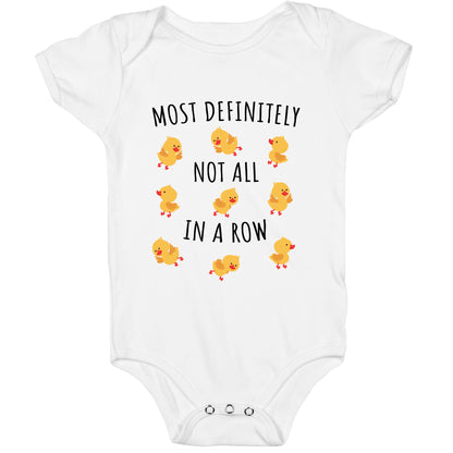 Not All In A Row Baby One-Piece