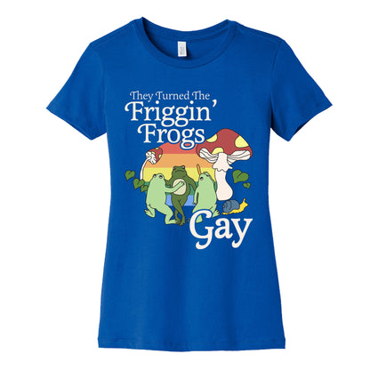 Gay Frogs Womens Cotton Tee