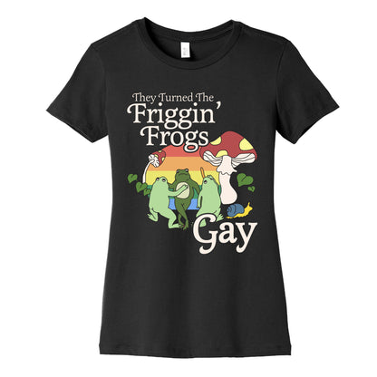 Gay Frogs Womens Cotton Tee