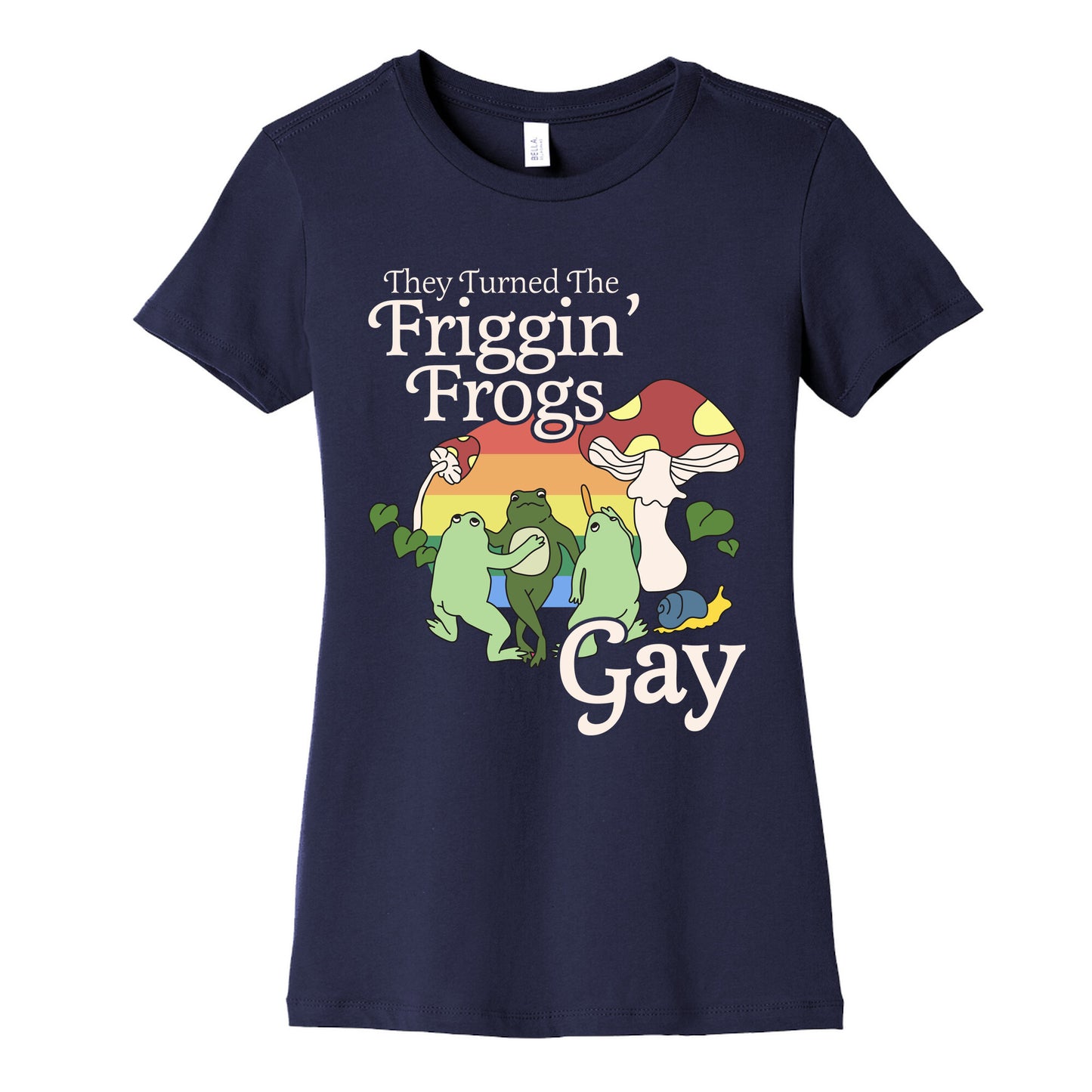 Gay Frogs Womens Cotton Tee