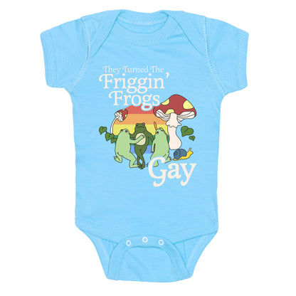 Gay Frogs Baby One-Piece