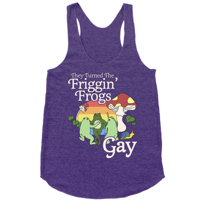 Gay Frogs Racerback Tank