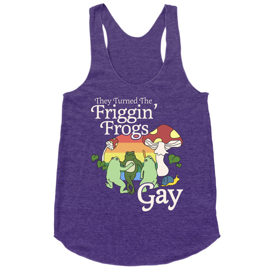 Gay Frogs Racerback Tank