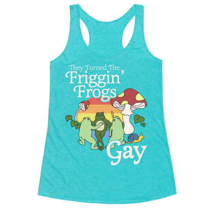 Gay Frogs Racerback Tank