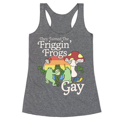 Gay Frogs Racerback Tank