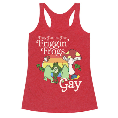 Gay Frogs Racerback Tank