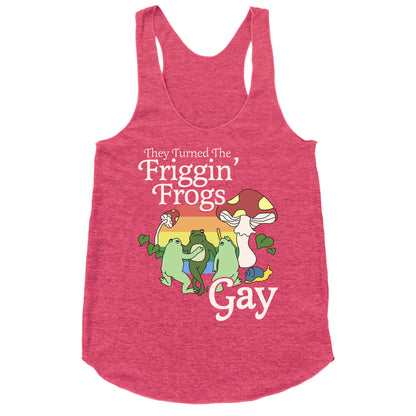 Gay Frogs Racerback Tank