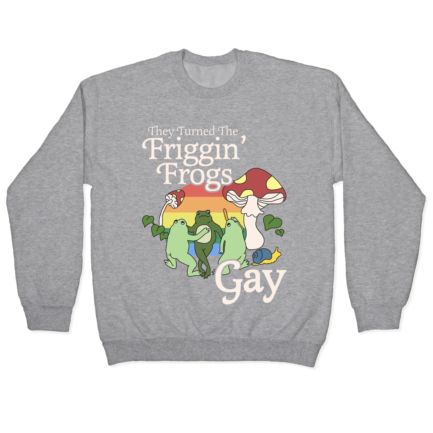 Gay Frogs Crewneck Sweatshirt
